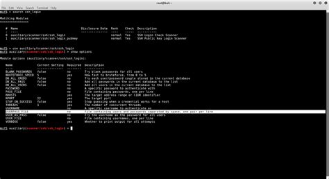 Brute Forcing Remote Services With Metasploit Module And Hydra