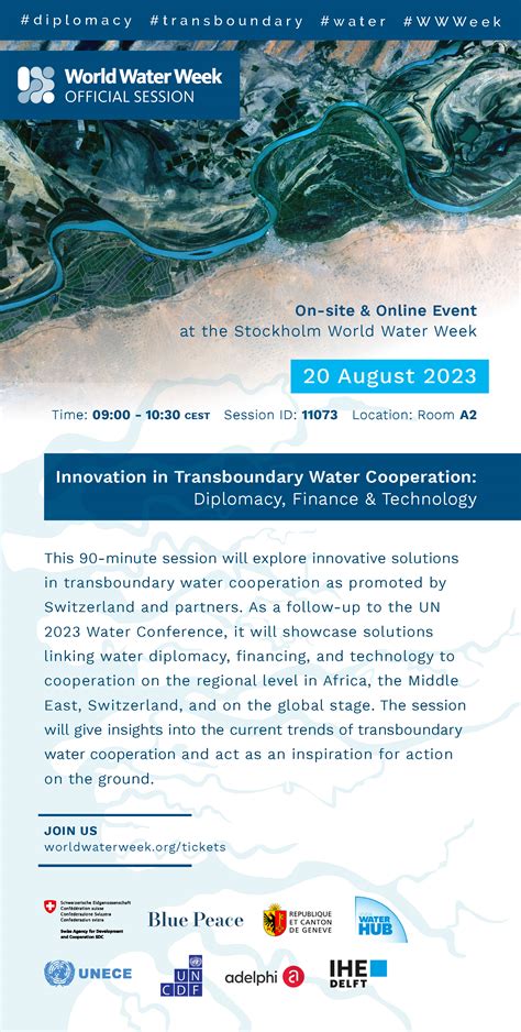 Siwi World Water Week Innovation In Transboundary Water