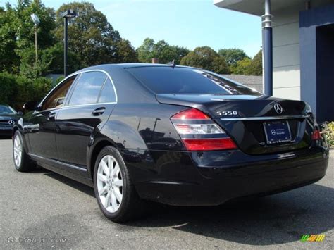 2008 Designo Chromite Black Metallic Mercedes Benz S 550 4matic Sedan