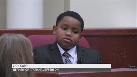 Aaron Dean trial: Atatiana Jefferson's nephew, Zion Carr, takes stand on first day of trial ...