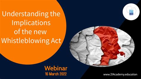 Understanding The Implications Of The New Whistleblowing Act Advisory21