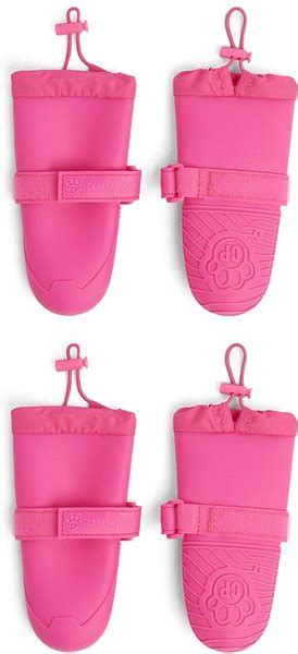 Canada Pooch Waterproof Rain Dog Boot Pink 6