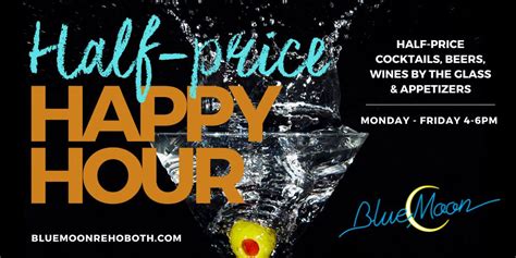 Half-Price Happy Hour – Blue Moon