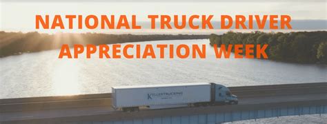 Why I Drive National Truck Driver Appreciation Week