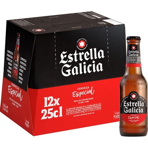 Comprar Cerveza Rubia Especial Pack 12 Botellas 25 Cl ESTRELLA