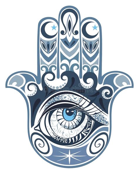 Hamsa Hand Of Fatima Stock Vector Image 63043282