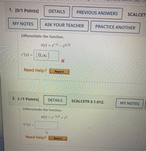 Solved Points Details Previous Answers Scalcet My Chegg