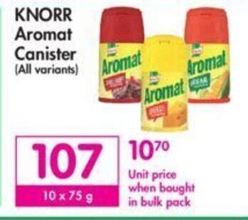 Knorr Aromat Canister Offer At Makro