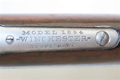 C Mfr Winchester Model Wcf Cal Lever Action C R Rifle