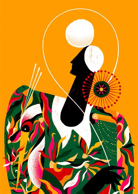 Combining Vibrant Shapes and Simple Lines, Illustrator Willian Santiago ...