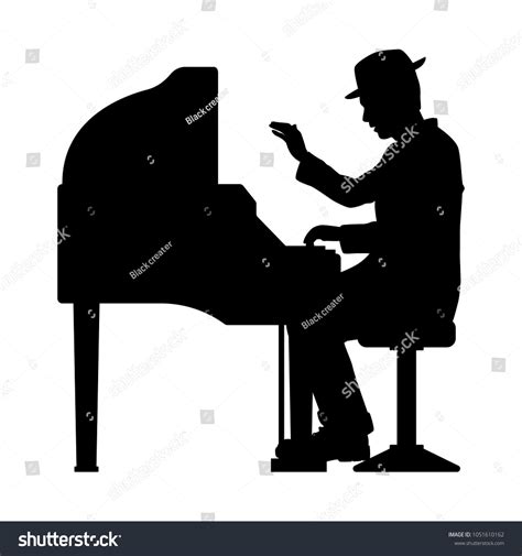 Jazz Piano Silhouette Images Stock Photos Vectors Shutterstock