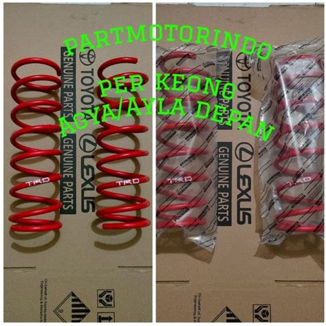 Jual Per Keong Coil Spring Agya Ayla Trd Depan Toyota Ori Di Lapak