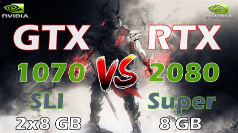 Gtx Sli Vs Rtx Super Gaming Benchmark Youtube