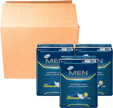 Tena Incontinence Guards For Men Moderate Absorbency 144 Count 3