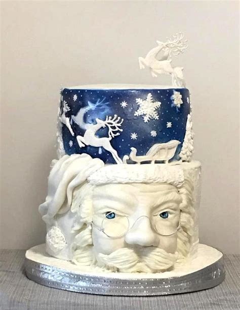 Santa Claus Decorated Cake By Marie123 Cakesdecor