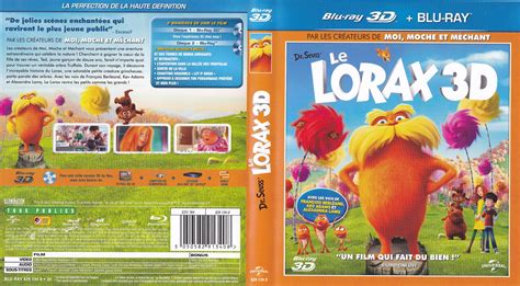 Jaquette DVD de Le lorax (BLU-RAY) - Cinéma Passion