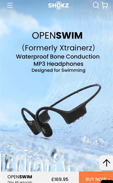 Shokz Open Swim Audio Earphones On Carousell