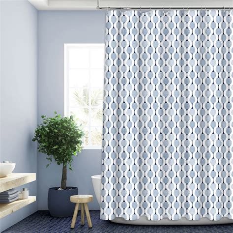 13 Piece Anya Blue Shower Curtain Set 70x72