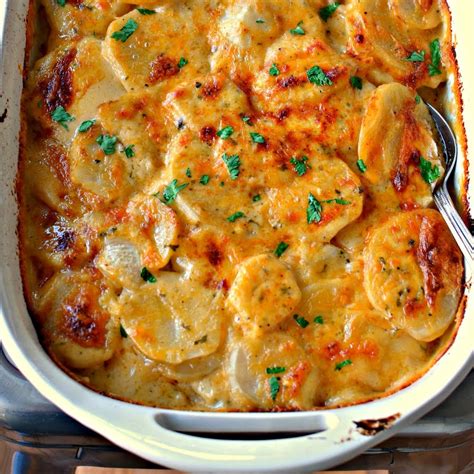 Cheesy Scalloped Potatoes 4 | Just A Pinch Recipes