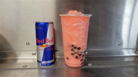 Red Bull Slush Kawaii Bubble Tea