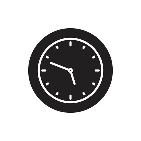 Clock Vector For Website Symbol Icon Presentation 8123015 Vector Art At