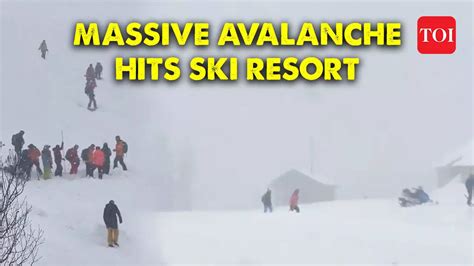 Deadly Avalanche Hits Ski Resort In Gulmarg Kashmir Rescue Operation