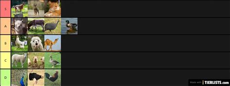 Farm Animals Tier List