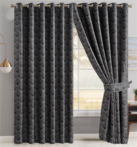 Fairmont Park Annelise Polyester Room Darkening Eyelet Curtain Pair