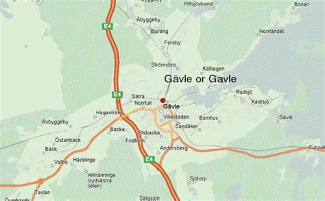 Gavle Sweden Map - TravelsFinders.Com