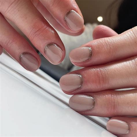 20 Reverse French Manicure Ideas That Are So Cute Reversed Glitter Tips