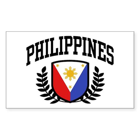 Philippines Flag Sticker (Rectangle) by teerifictees