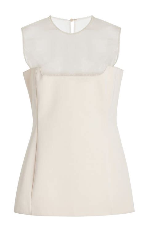 Sasmo Satin Sleeveless Top By Khaite Moda Operandi Top Outfits