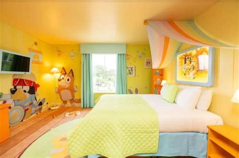 Inside World S First Bluey Theme Hotel Room At Alton Towers Stoke