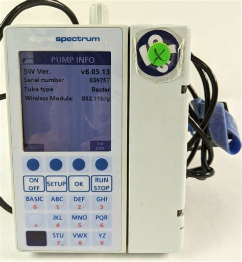 Used Baxter Sigma Spectrum Pump Iv Infusion For Sale Dotmed Listing