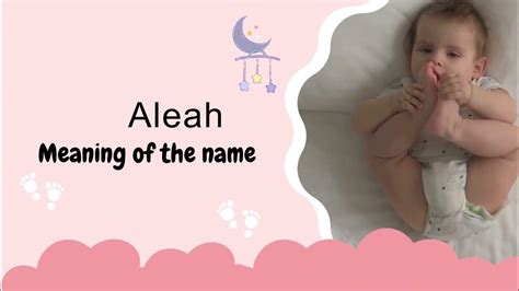 Aleah baby name meaning, Origin and Popularity - YouTube