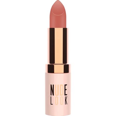 خرید و قیمت رژ لب جامد مات گلدن رز مدل Nude Look شماره Coral Nude ترب
