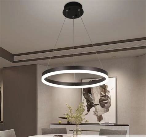 Lustr Led Premium Circular Design Suspendat Minimalist Dm