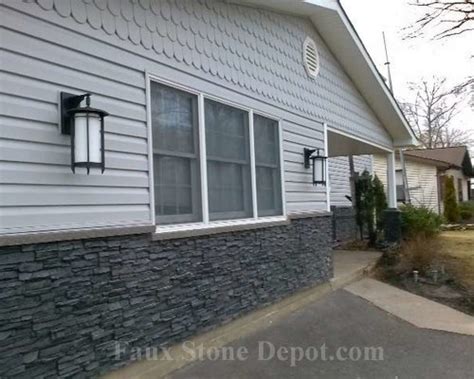 Faux Stone Siding Home Design Ideas, Pictures, Remodel and Decor