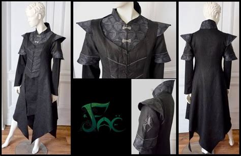 Drow Costume Larp Archer Costume Elven Costume Unusual Clothes