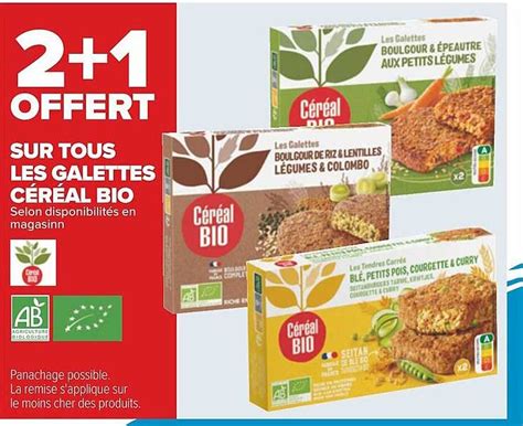 Promo Galettes C R Al Bio Chez Carrefour Icatalogue Fr