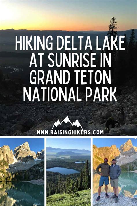 Delta Lake Sunrise Hike in GTNP | Raising Hikers