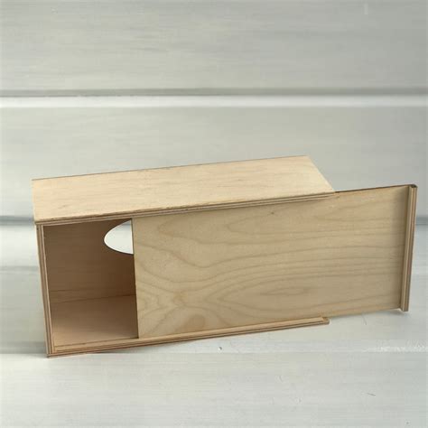 Unfinished Wooden Tissue Box Cover Rectangular Tissue Box Etsy Australia