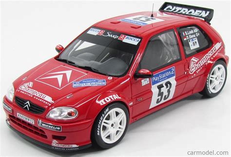 OTTO MOBILE OT197 Scale 1 18 CITROEN SAXO KIT CAR N 53 TDC ASPHALTE