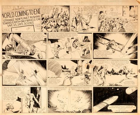 Original Flash Gordon Comic Strip Art Headed To Auction