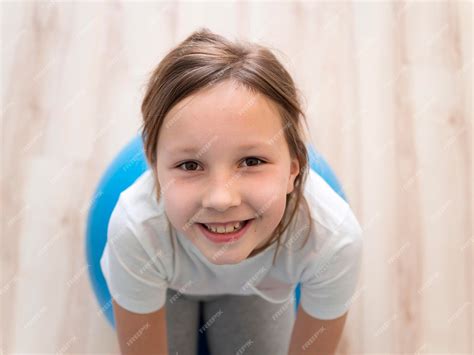 Free Photo Smiley Girl On Ball