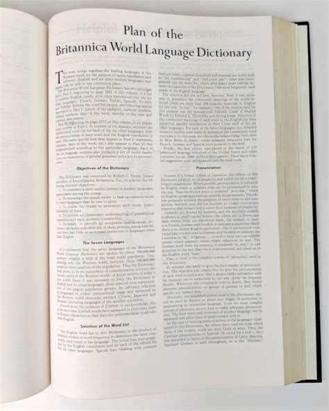 Websters Third New International Dictionary Of The English Language