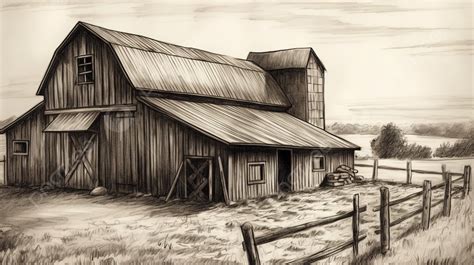 Rustic Barn Drawings