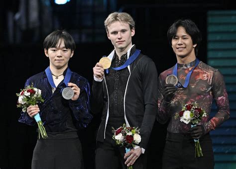 【フィギュア】鍵山優真2位、宇野昌磨4位、三浦佳生8位、異次元マリニン初優勝／男子上位一覧 フィギュア写真ニュース 日刊スポーツ