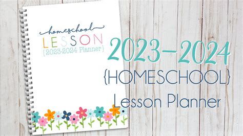 2023 2024 Homeschool Lesson Planner Flexiplan Online