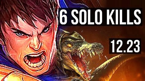 Garen Vs Renekton Top M Mastery Solo Kills Games